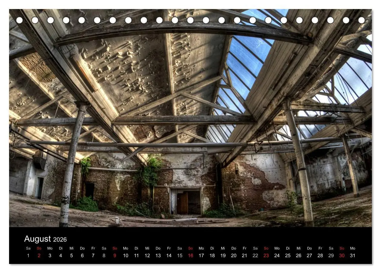 Bild: 9783516100051 | Lost Places - Verlassene Orte (Tischkalender 2026 DIN A5 quer),...