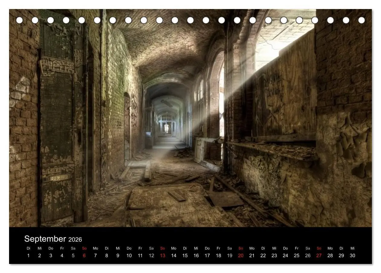 Bild: 9783516100051 | Lost Places - Verlassene Orte (Tischkalender 2026 DIN A5 quer),...
