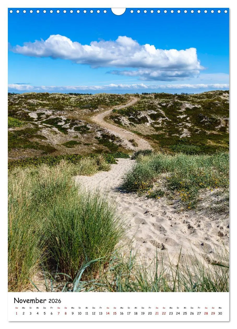 Bild: 9783516340051 | Bezauberndes Sylt (Wandkalender 2026 DIN A3 hoch), CALVENDO...