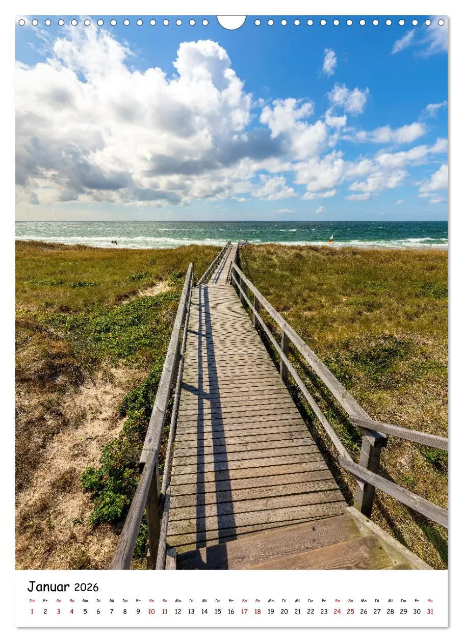 Bild: 9783516340051 | Bezauberndes Sylt (Wandkalender 2026 DIN A3 hoch), CALVENDO...