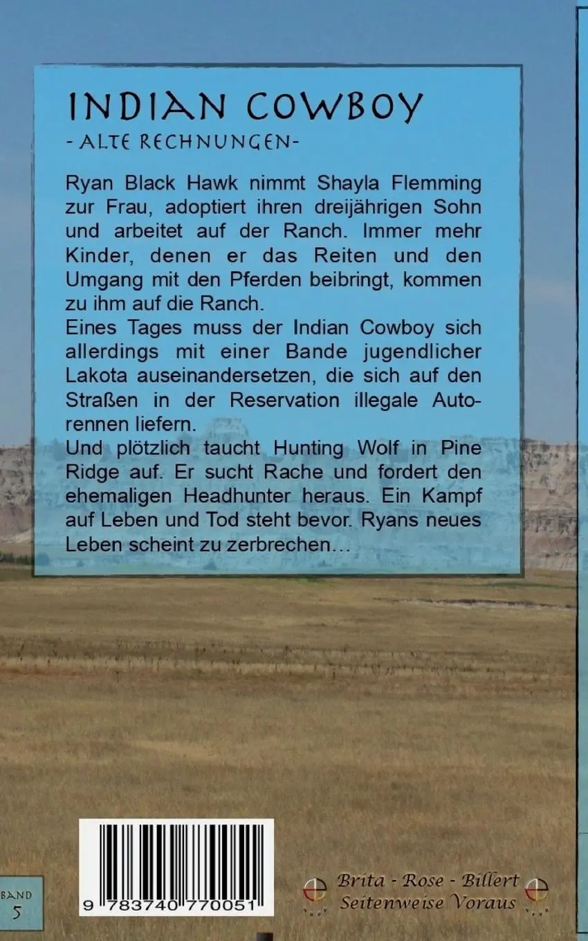Rückseite: 9783740770051 | Indian Cowboy | Alte Rechnungen | Brita Rose Billert | Taschenbuch