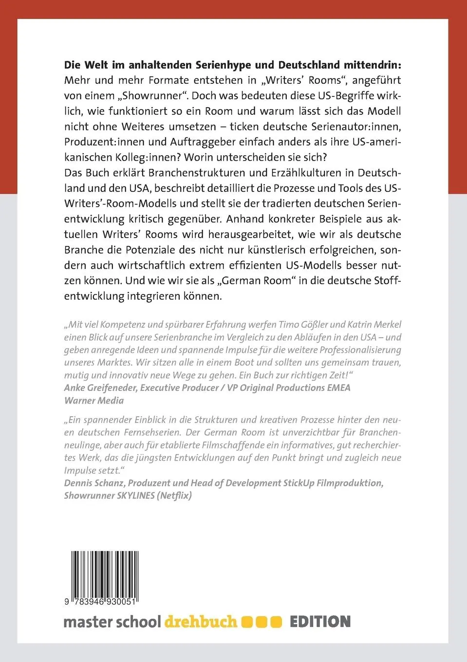 Rückseite: 9783946930051 | Der German Room | Timo Gößler (u. a.) | Taschenbuch | 296 S. | Deutsch