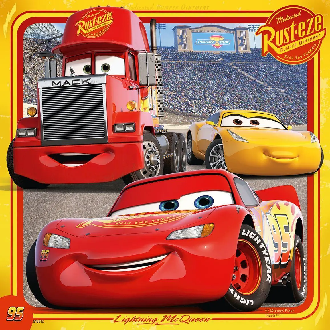 Bild: 4005556080151 | Disney Cars: Bunte Flitzer. Puzzle 3 x 49 Teile | Spiel | 08015 | 2017