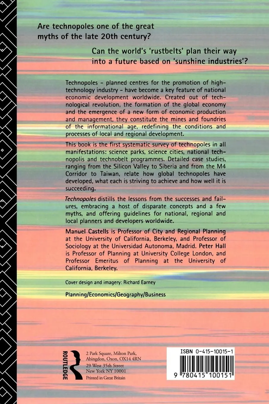 Rückseite: 9780415100151 | Technopoles of the World | Manuel Castells | Taschenbuch | Englisch