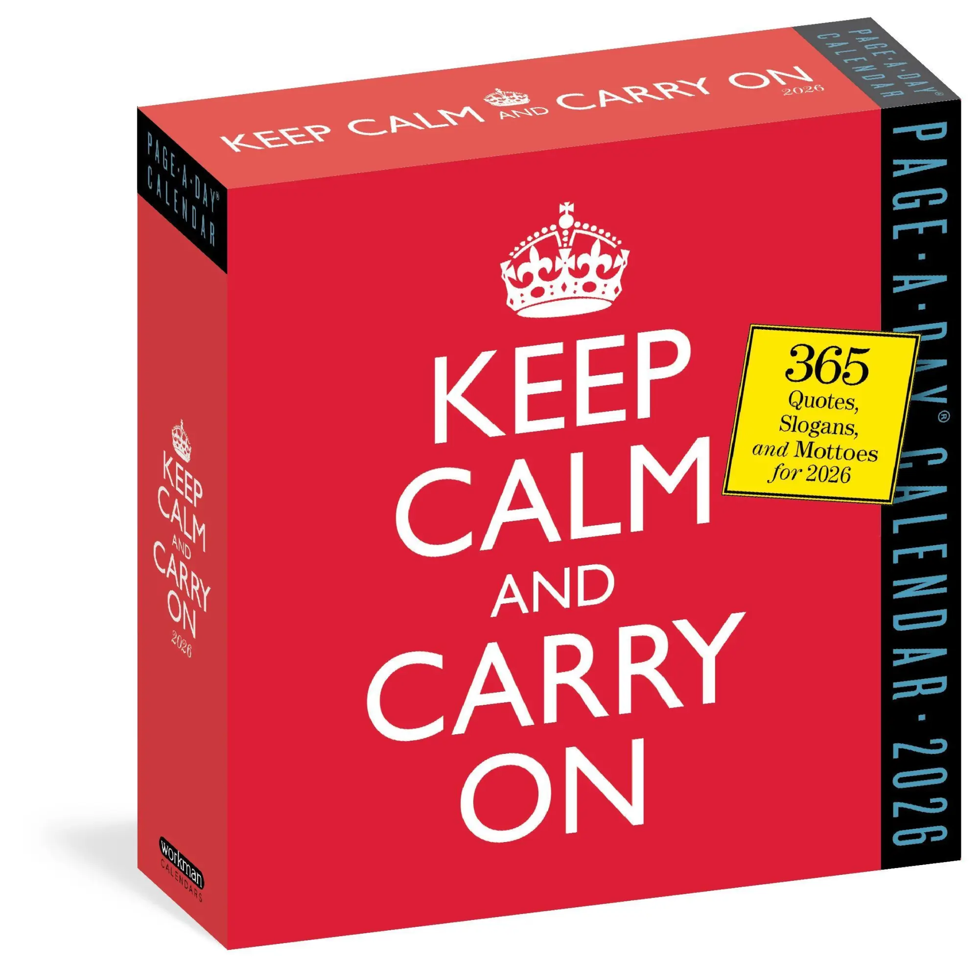 Cover: 9781523530151 | Keep Calm and Carry On Page-A-Day® Calendar 2026 | Workman Calendars