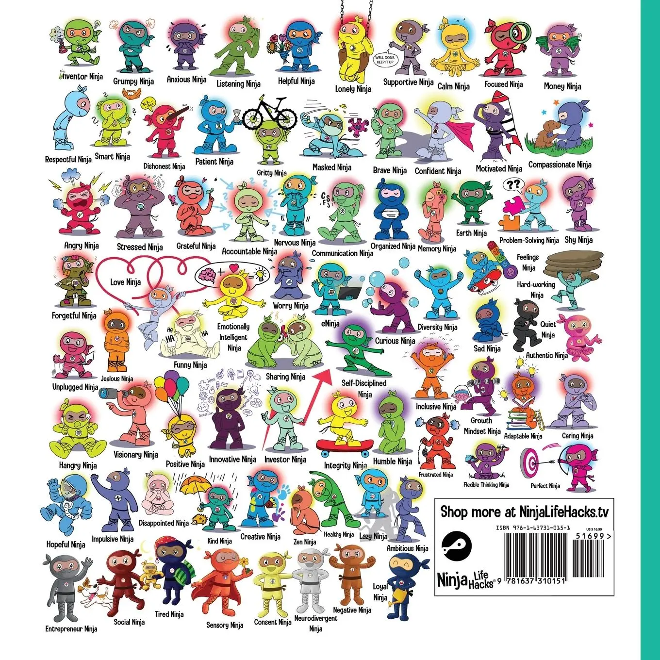 Rückseite: 9781637310151 | Growth Mindset Ninja | A Children's Book About the Power of Yet | Nhin
