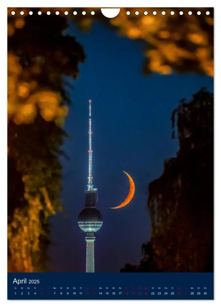 Bild: 9783435910151 | Berliner Fernsehturm - Magische Momente (Wandkalender 2025 DIN A4...