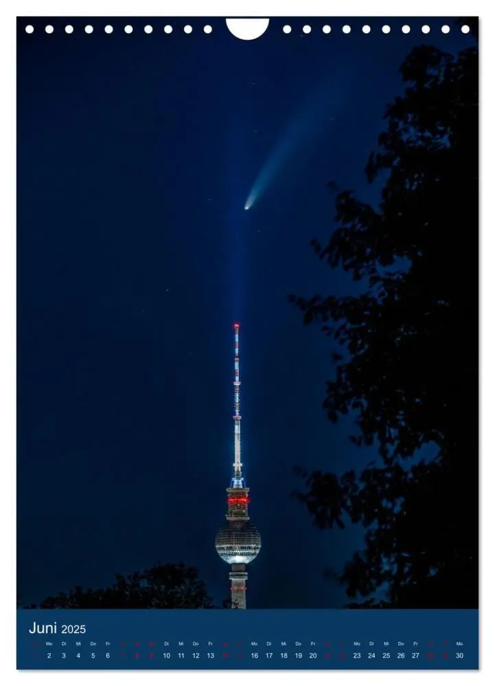 Bild: 9783435910151 | Berliner Fernsehturm - Magische Momente (Wandkalender 2025 DIN A4...