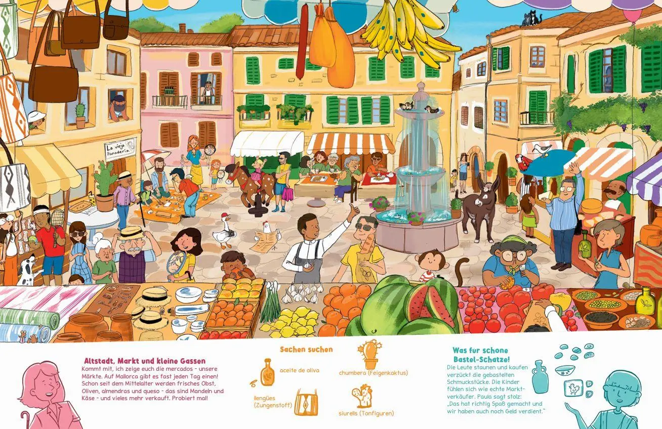 Bild: 9783988980151 | Das Mallorca Wimmelbuch | Larysa Maliush | Buch | 16 S. | Deutsch