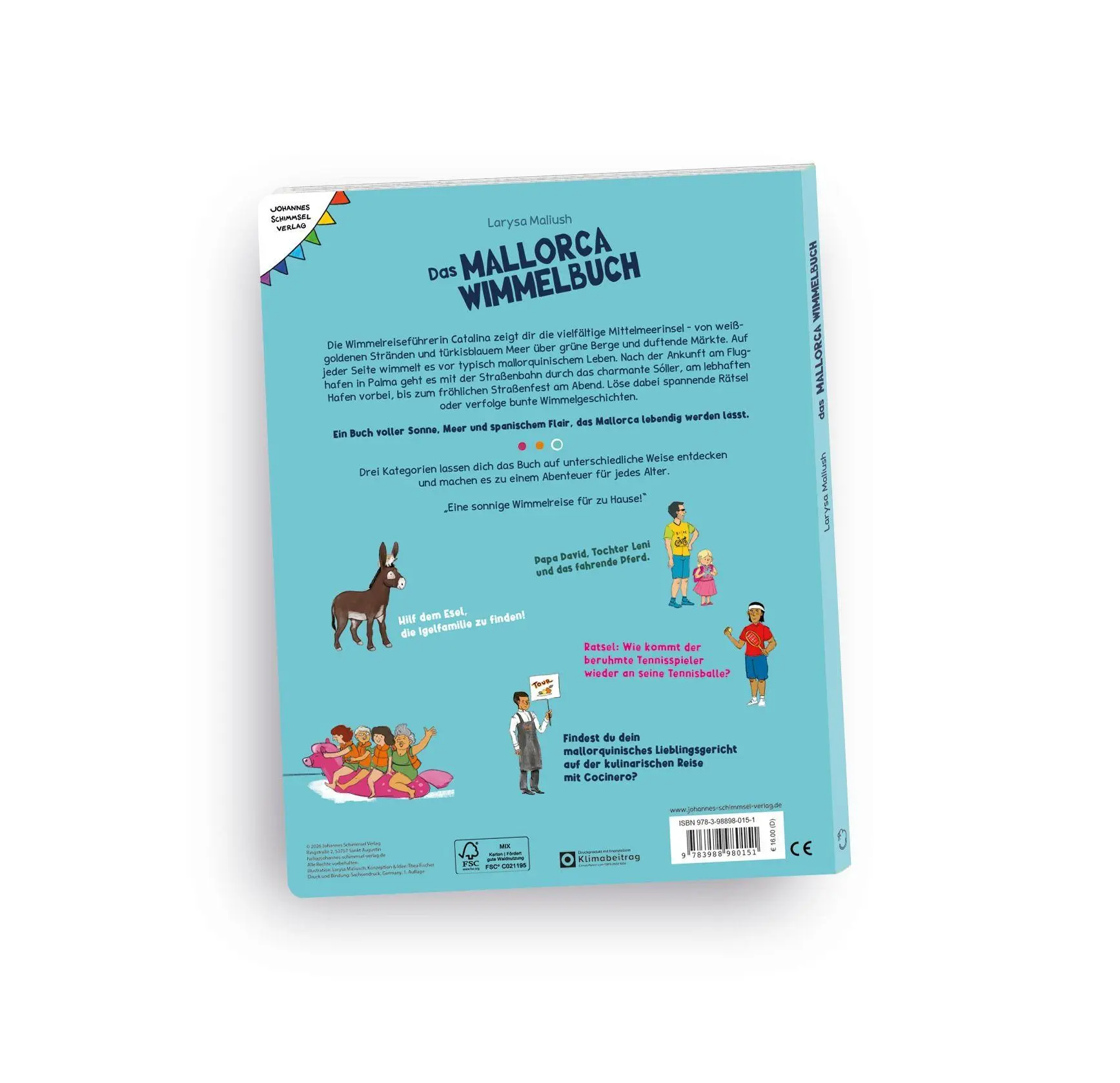 Bild: 9783988980151 | Das Mallorca Wimmelbuch | Larysa Maliush | Buch | 16 S. | Deutsch