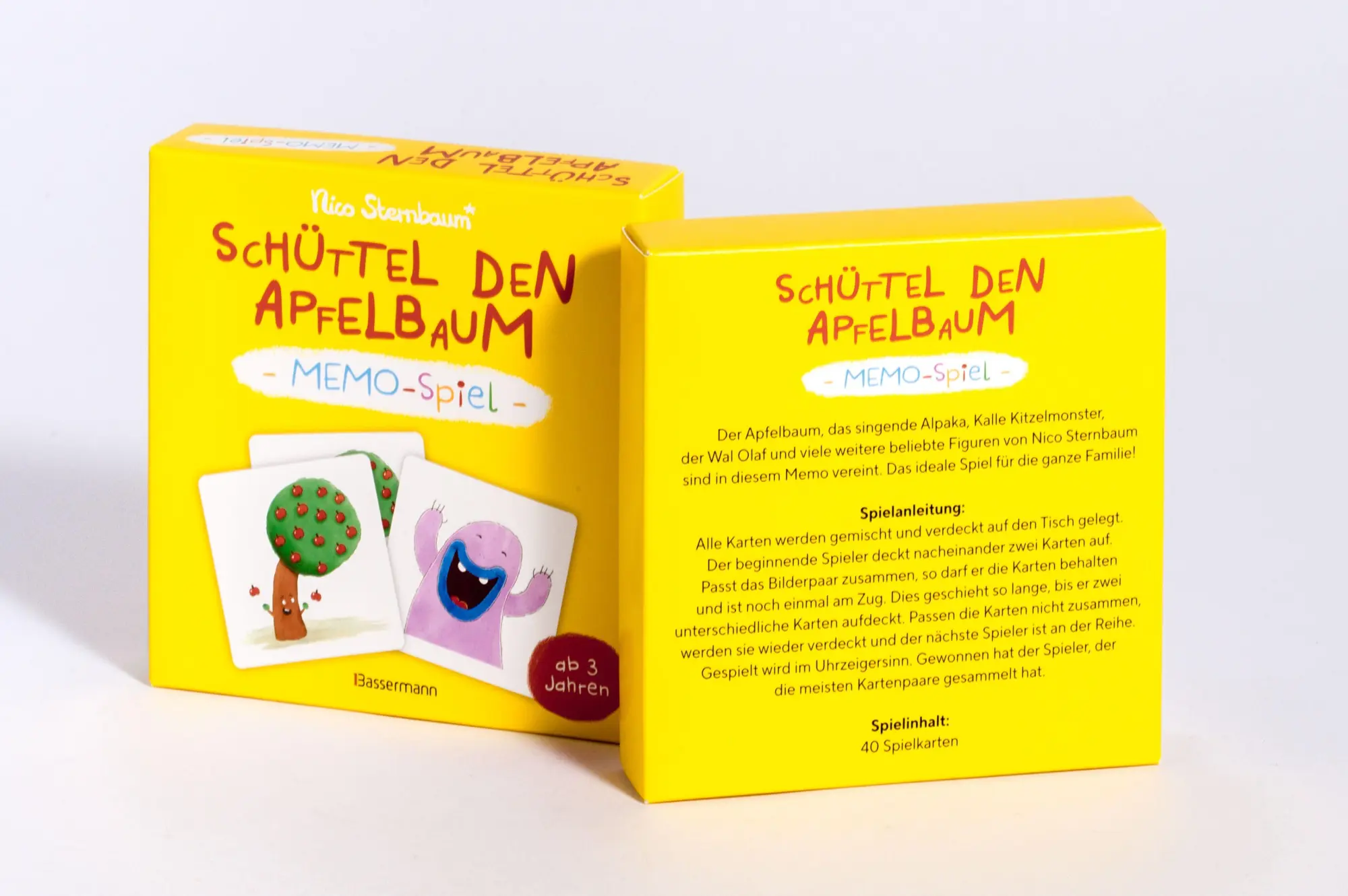 Bild: 4250940200251 | Schüttel den Apfelbaum - Memo-Spiel mit 40 Spielkarten im Karton....