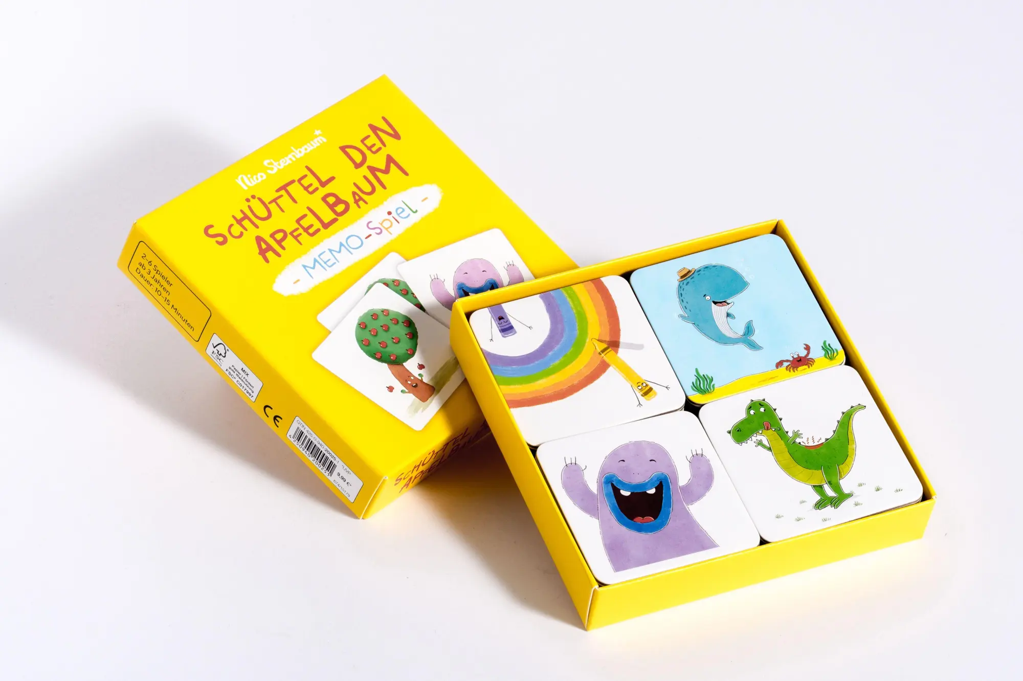 Bild: 4250940200251 | Schüttel den Apfelbaum - Memo-Spiel mit 40 Spielkarten im Karton....
