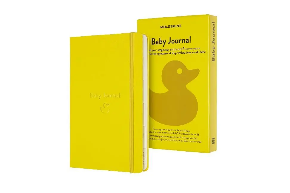 Bild: 8058647620251 | Moleskine Passion Journal Large/A5, Baby, Hard Cover, Gelb | MOLESKINE