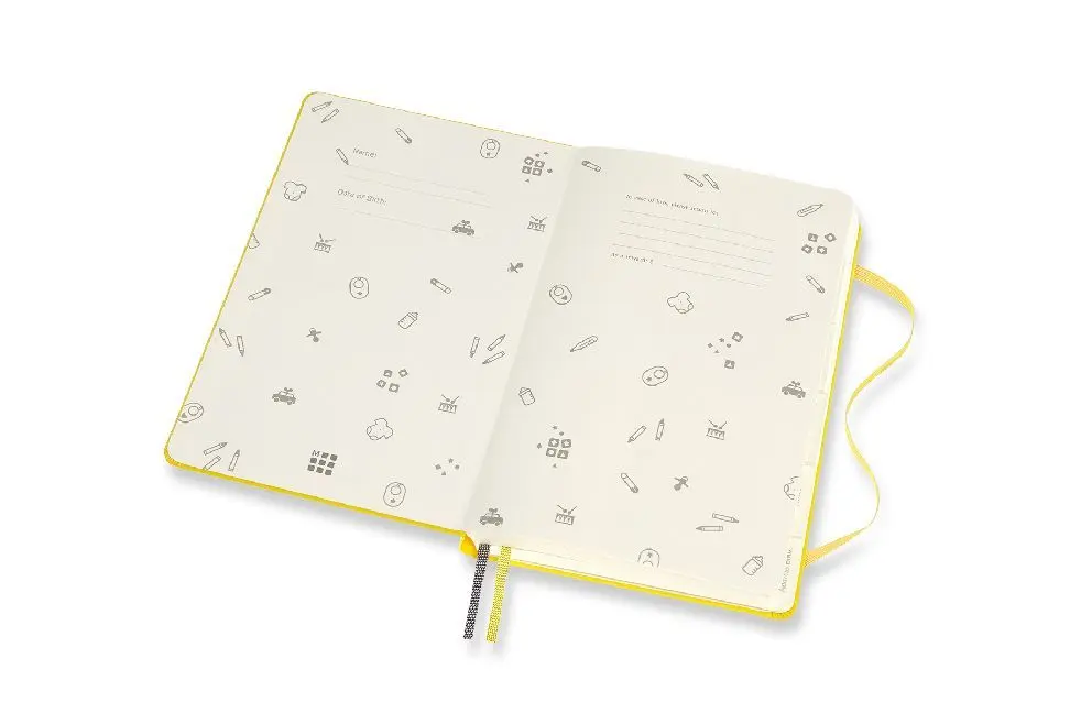 Bild: 8058647620251 | Moleskine Passion Journal Large/A5, Baby, Hard Cover, Gelb | MOLESKINE