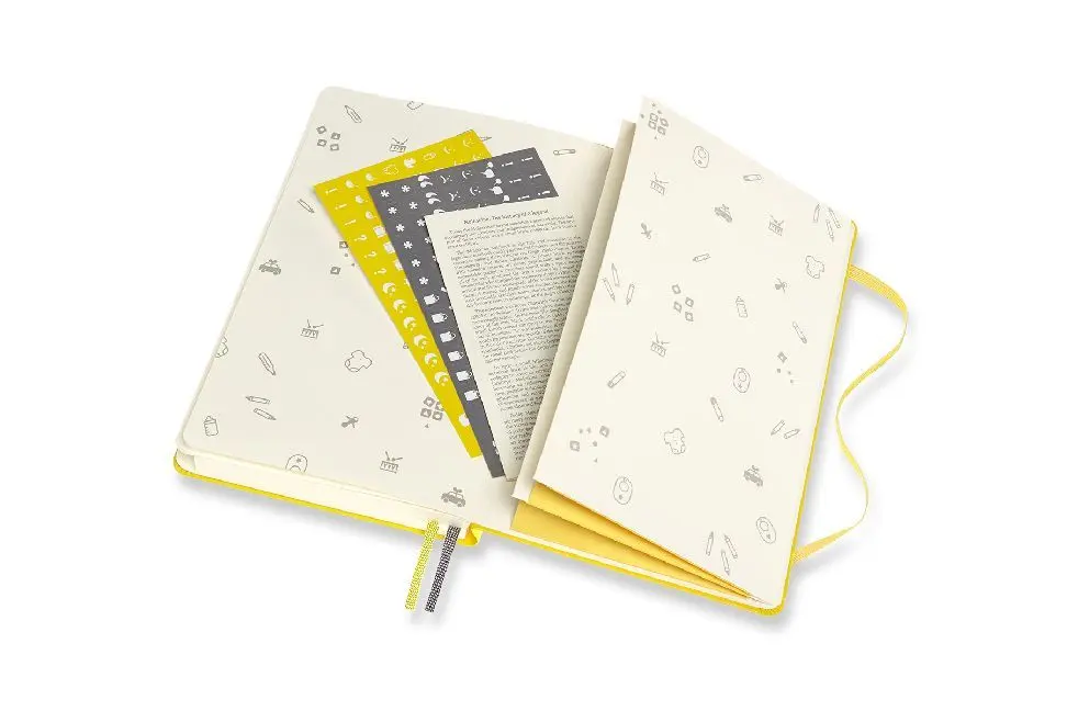 Bild: 8058647620251 | Moleskine Passion Journal Large/A5, Baby, Hard Cover, Gelb | MOLESKINE