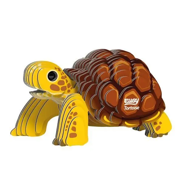 Bild: 9421036940251 | EUGY 3D Bastelset Landschildkröte | Kit (Bastelset) | 650104 | Deutsch