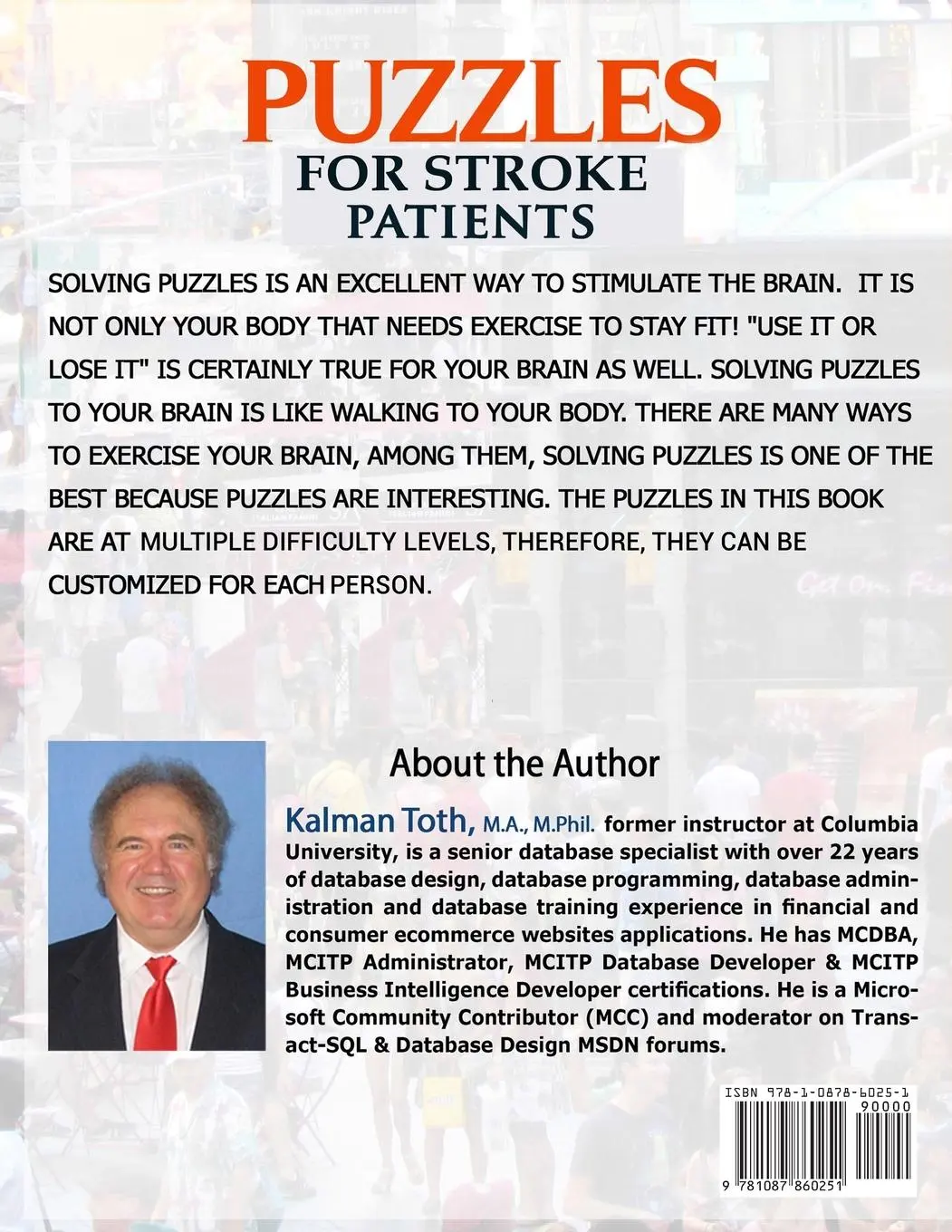 Rückseite: 9781087860251 | Puzzles for Stroke Patients | Large Print Version | Phil. | Buch