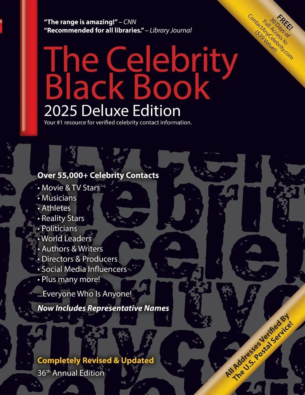 Cover: 9781604870251 | The Celebrity Black Book 2025 | Jordan McAuley | Taschenbuch | 2025