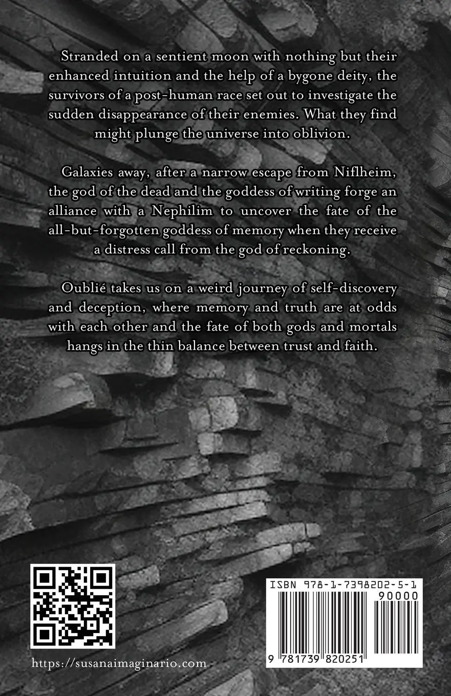 Rückseite: 9781739820251 | Oublié | A Timelessness Novel | Susana Imaginario | Taschenbuch | 2024