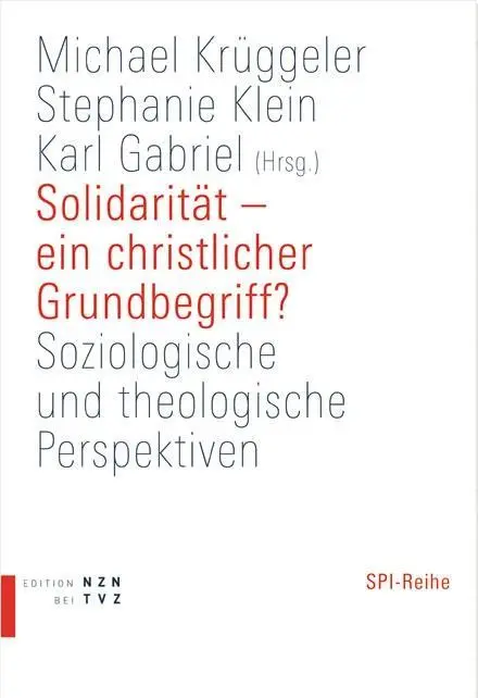 Cover: 9783290200251 | Solidarität - ein christlicher Grundbegriff? | Michael Krüggeler