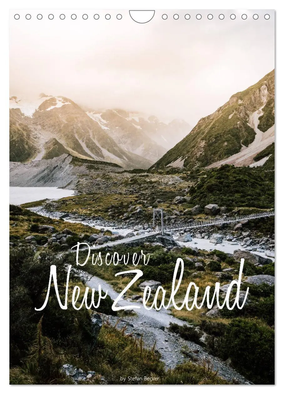 Cover: 9783516560251 | Discover New Zealand (Wall Calendar 2026 DIN A4 portrait), CALVENDO...