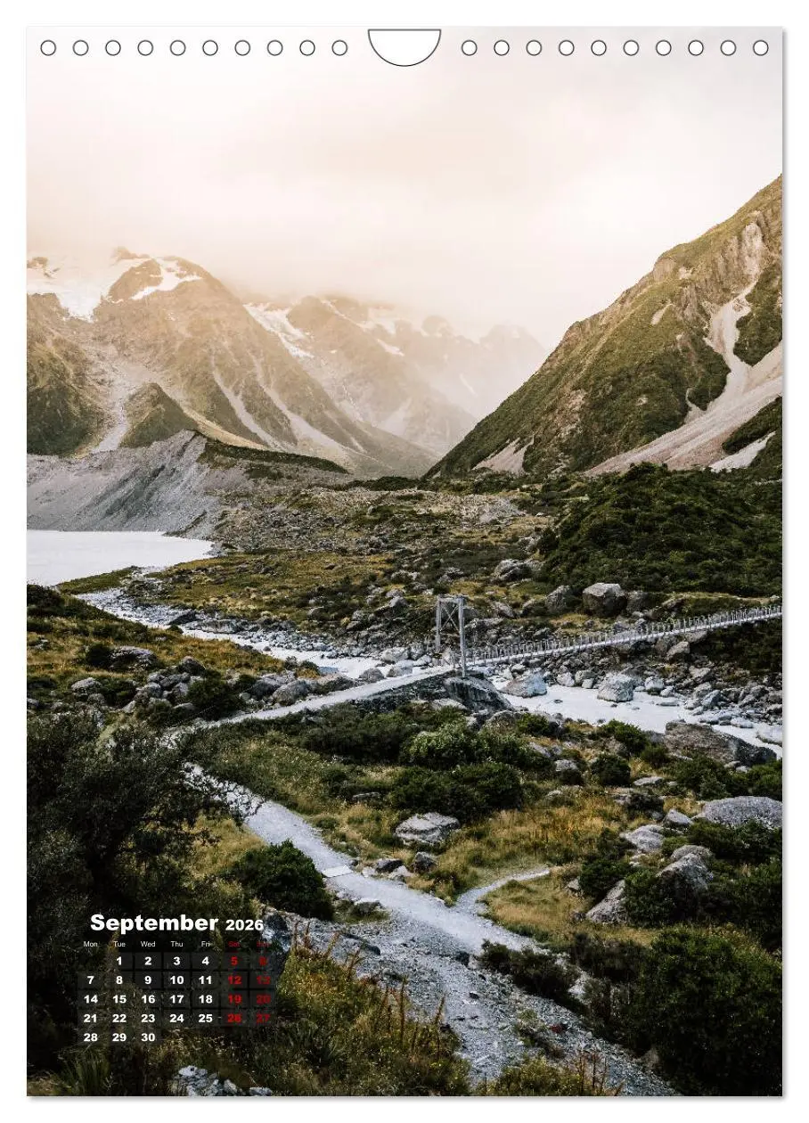 Bild: 9783516560251 | Discover New Zealand (Wall Calendar 2026 DIN A4 portrait), CALVENDO...