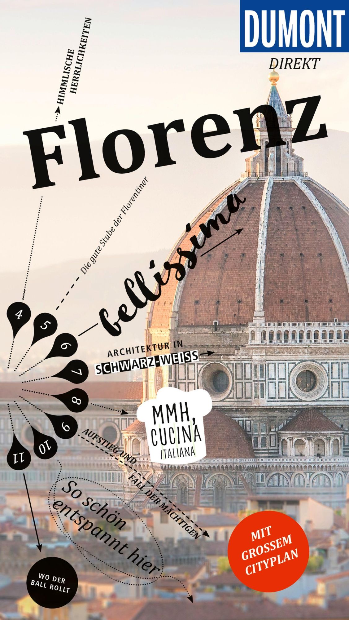 Cover: 9783616000251 | DUMONT direkt Reiseführer Florenz | Mit großem Cityplan | Namuth