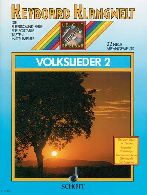 Cover: 9783795750251 | Keyboard Klangwelt Volkslieder 2 | Buch | Deutsch | 1986