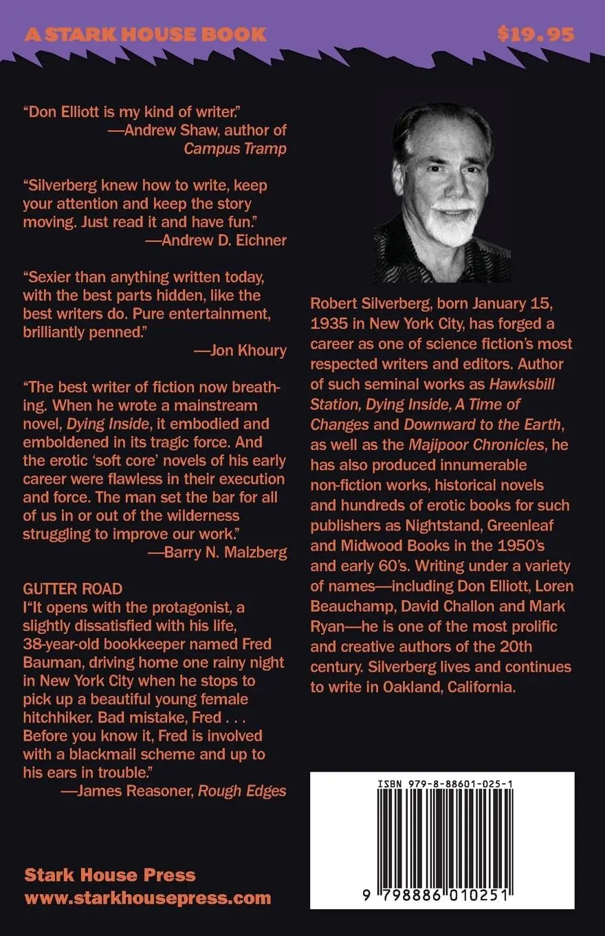 Rückseite: 9798886010251 | Gutter Road / You Can't Stop Me | Robert Silverberg | Taschenbuch