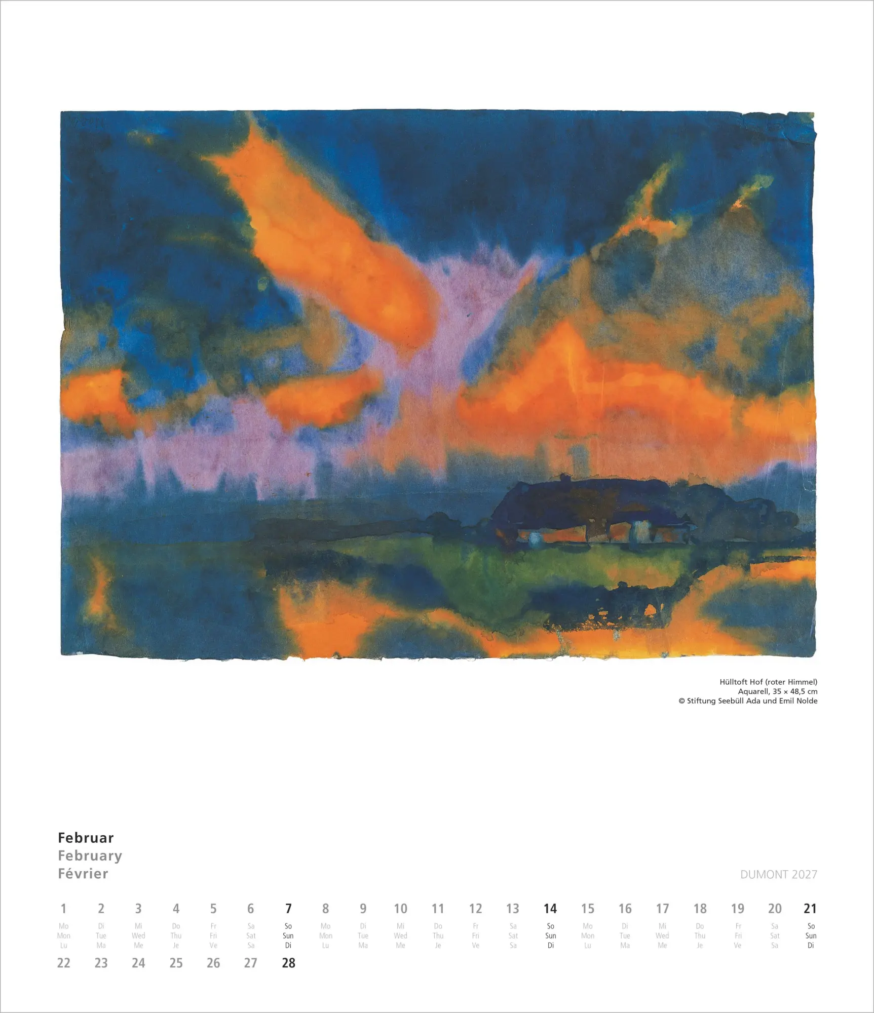 Bild: 4069095010451 | Emil Nolde 2027 | Neumann Verlage GmbH &amp; Co KG | Kalender | 14 S.