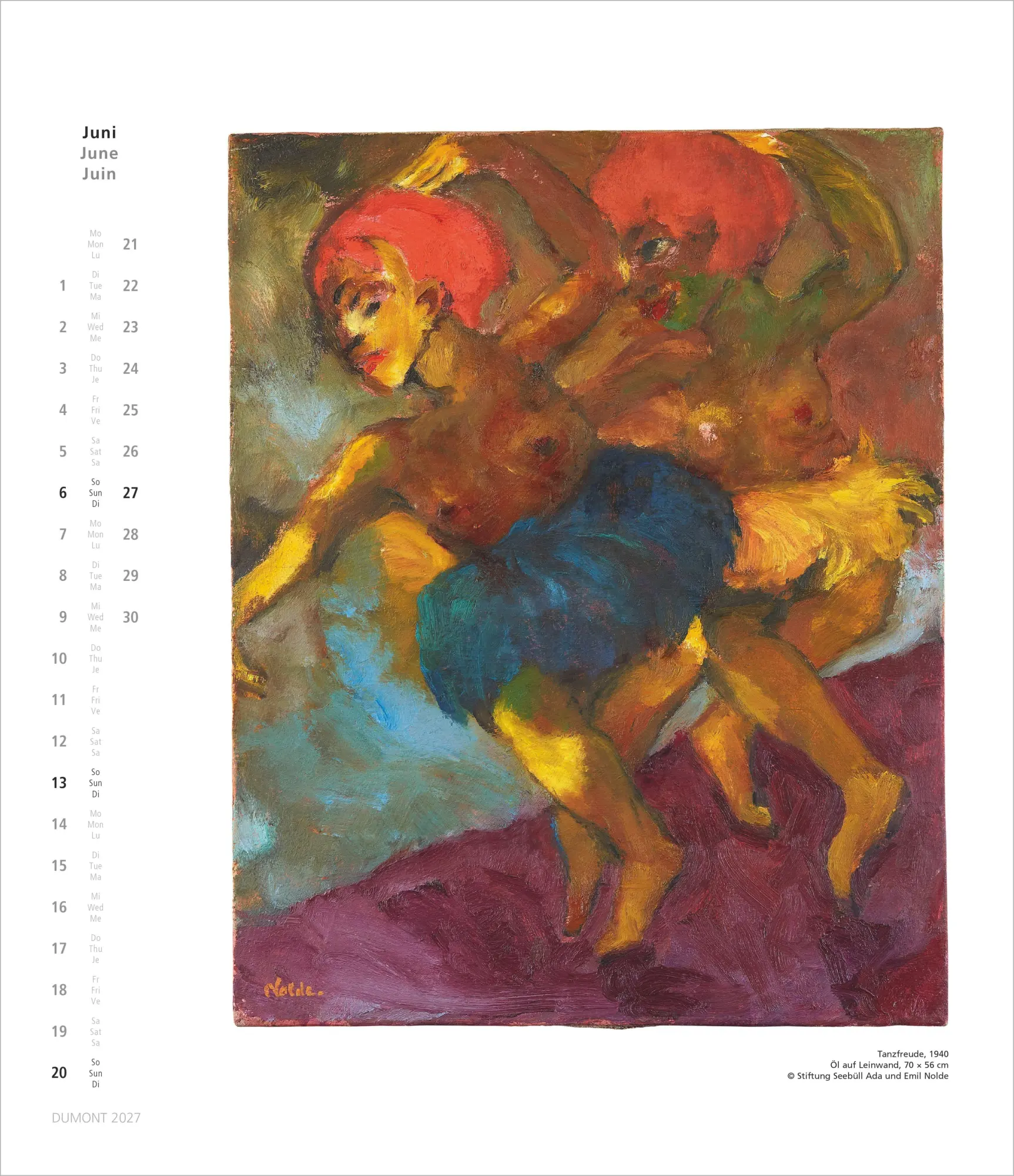 Bild: 4069095010451 | Emil Nolde 2027 | Neumann Verlage GmbH &amp; Co KG | Kalender | 14 S.