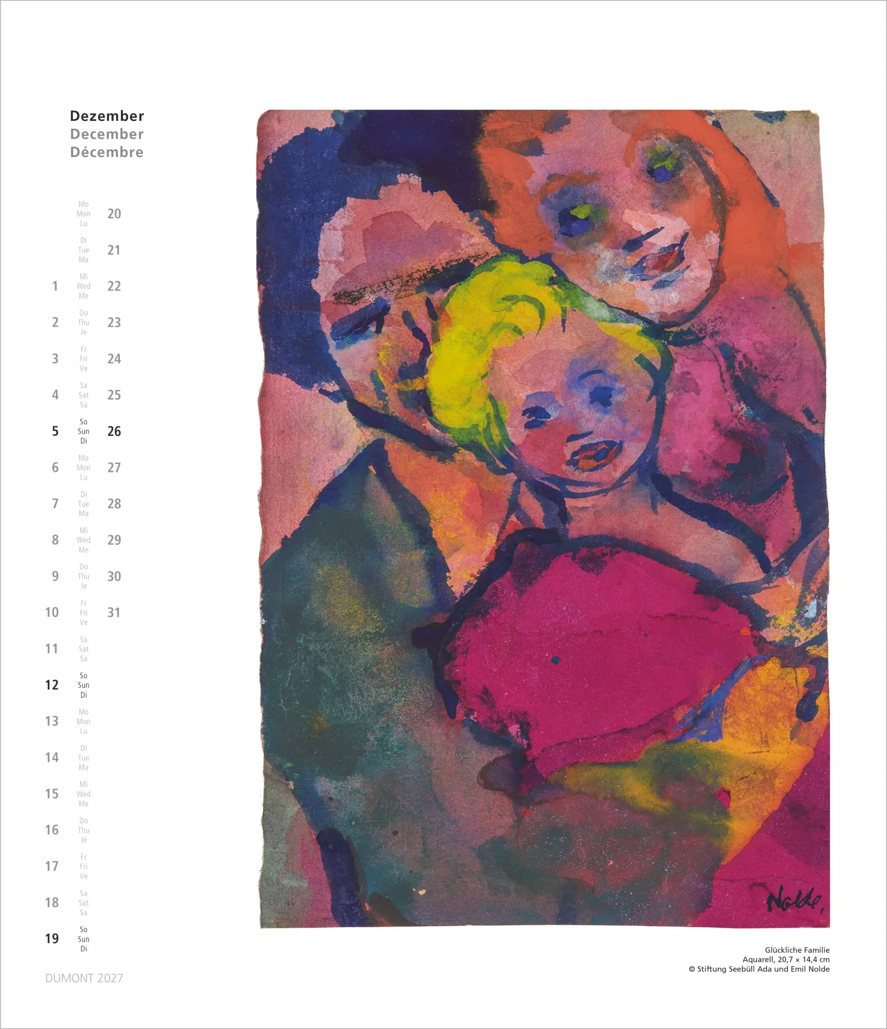 Bild: 4069095010451 | Emil Nolde 2027 | Neumann Verlage GmbH &amp; Co KG | Kalender | 14 S.