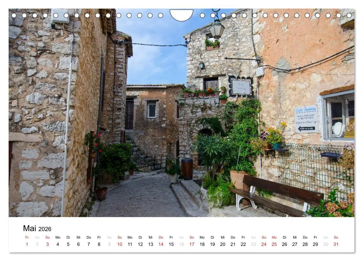 Bild: 9783516160451 | Cote D`Azur (Wandkalender 2026 DIN A4 quer), CALVENDO Monatskalender