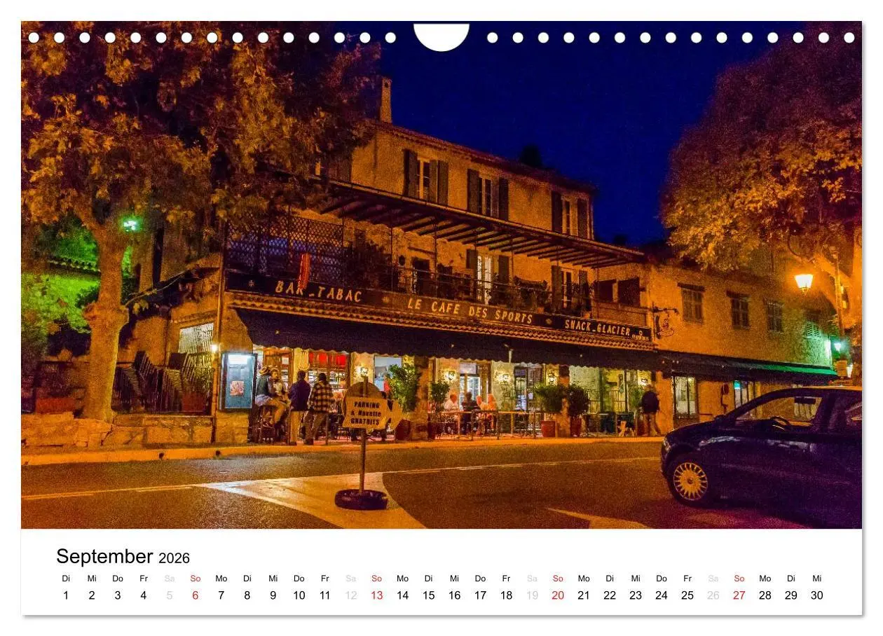 Bild: 9783516160451 | Cote D`Azur (Wandkalender 2026 DIN A4 quer), CALVENDO Monatskalender