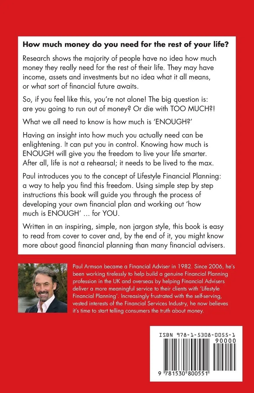 Rückseite: 9781530800551 | ENOUGH? | How Much Money Do You Need For The Rest of Your Life? | Buch