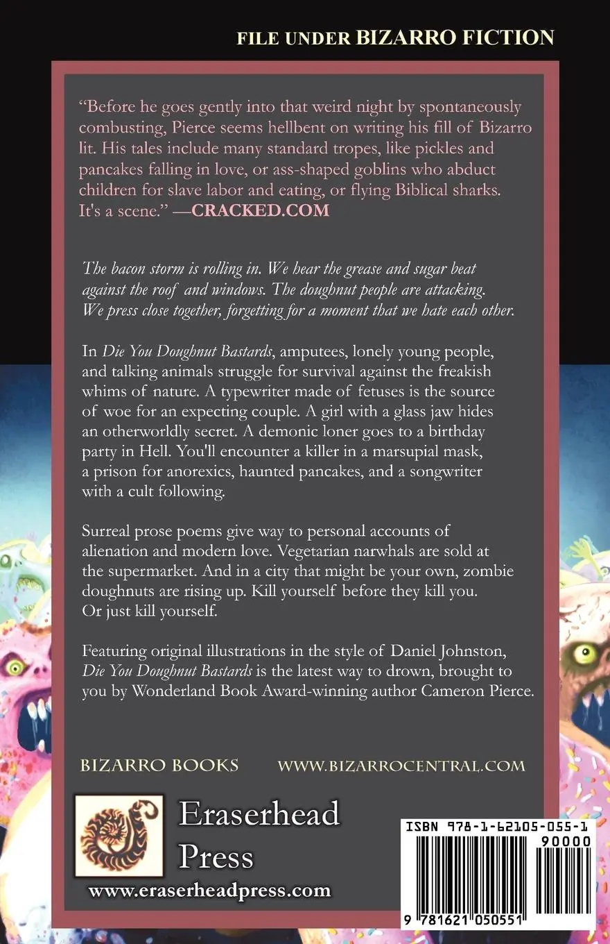 Rückseite: 9781621050551 | Die You Doughnut Bastards | Cameron Pierce | Taschenbuch | Englisch