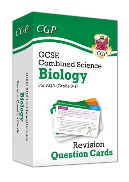 Cover: 9781789080551 | GCSE Combined Science: Biology AQA Revision Question Cards | Cgp Books