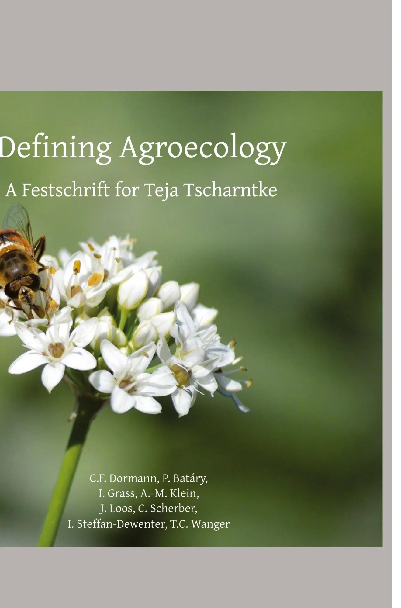 Cover: 9783384010551 | Defining Agroecology | A Festschrift for Teja Tscharntke | Dormann