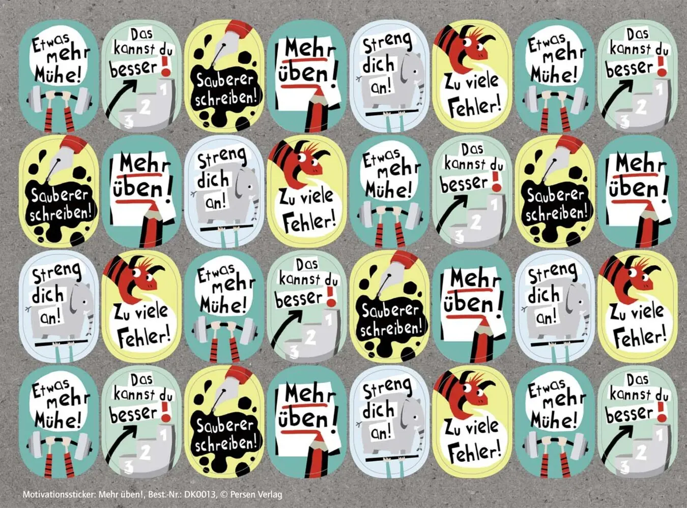 Cover: 9783403290551 | Motivationssticker: Mehr üben! | Aufkleber | Deutsch | 2019