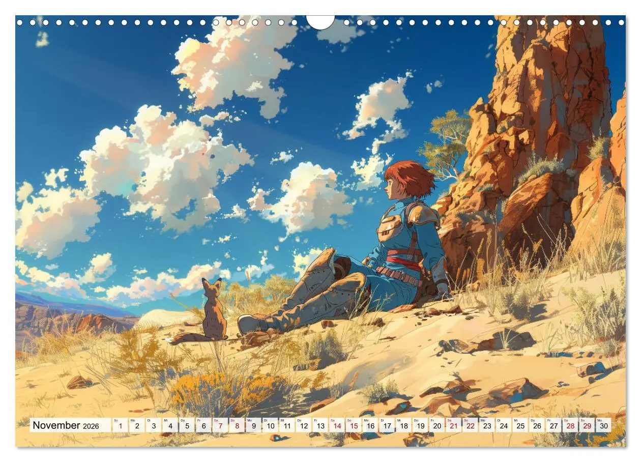 Bild: 9783457440551 | Begegnungen im Anime Zauberland (Wandkalender 2026 DIN A3 quer),...