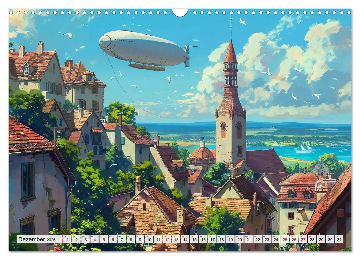 Bild: 9783457440551 | Begegnungen im Anime Zauberland (Wandkalender 2026 DIN A3 quer),...