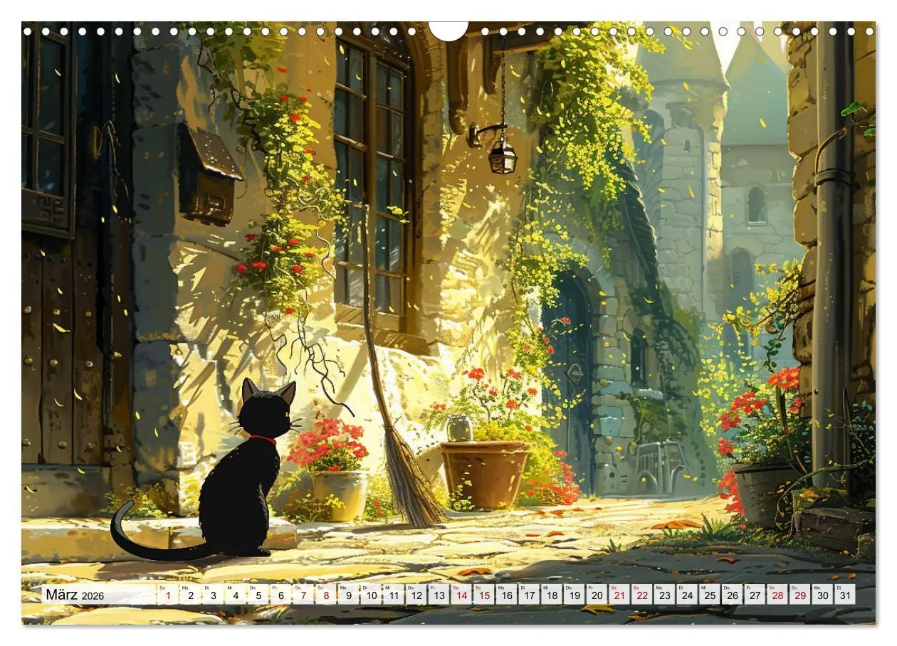 Bild: 9783457440551 | Begegnungen im Anime Zauberland (Wandkalender 2026 DIN A3 quer),...