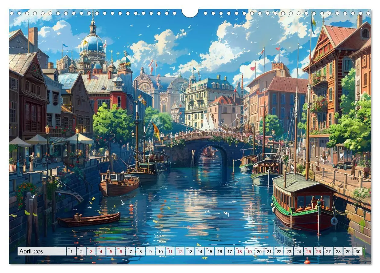 Bild: 9783457440551 | Begegnungen im Anime Zauberland (Wandkalender 2026 DIN A3 quer),...