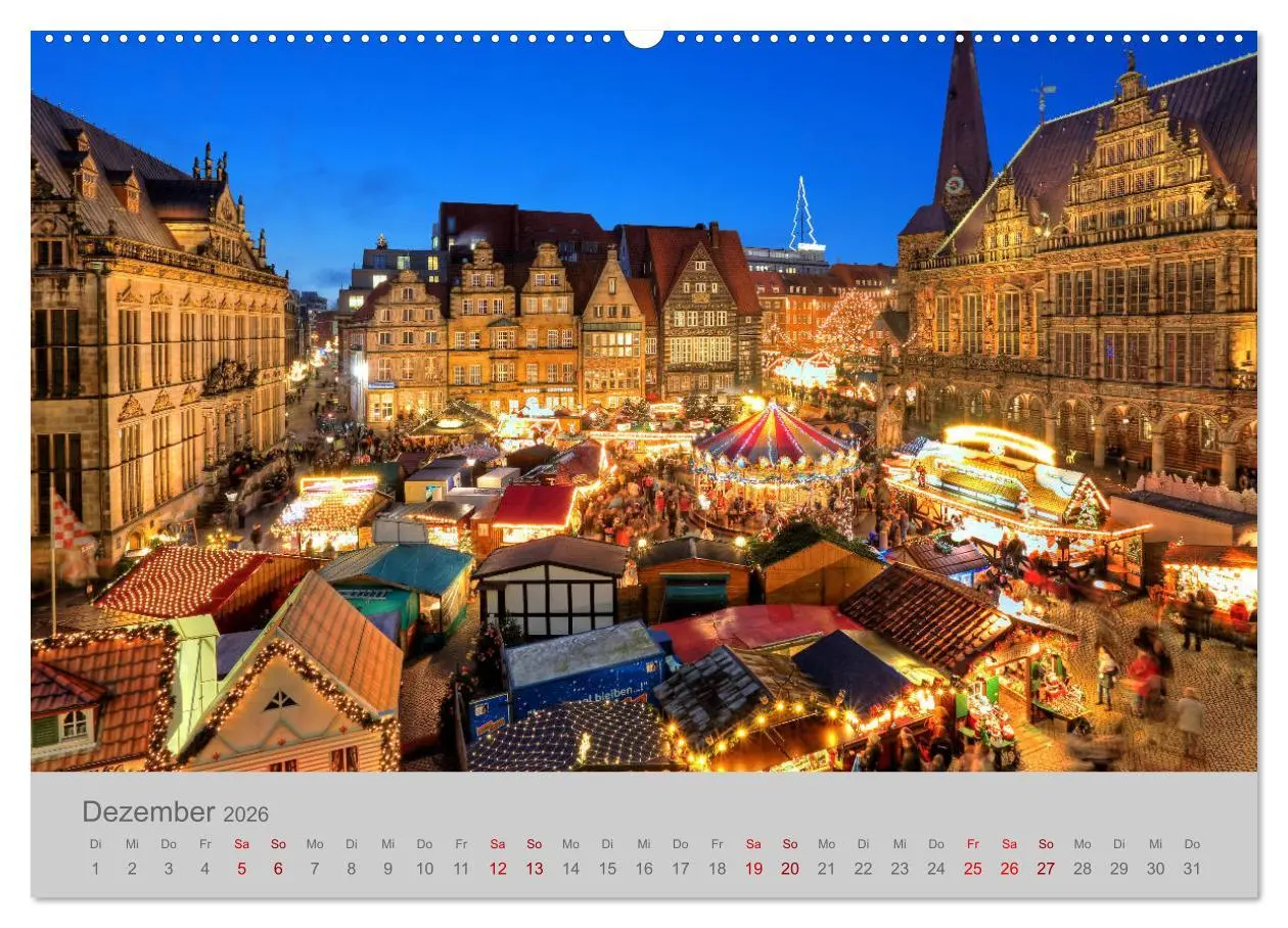 Bild: 9783457680551 | Hansestadt Bremen (hochwertiger Premium Wandkalender 2026 DIN A2...