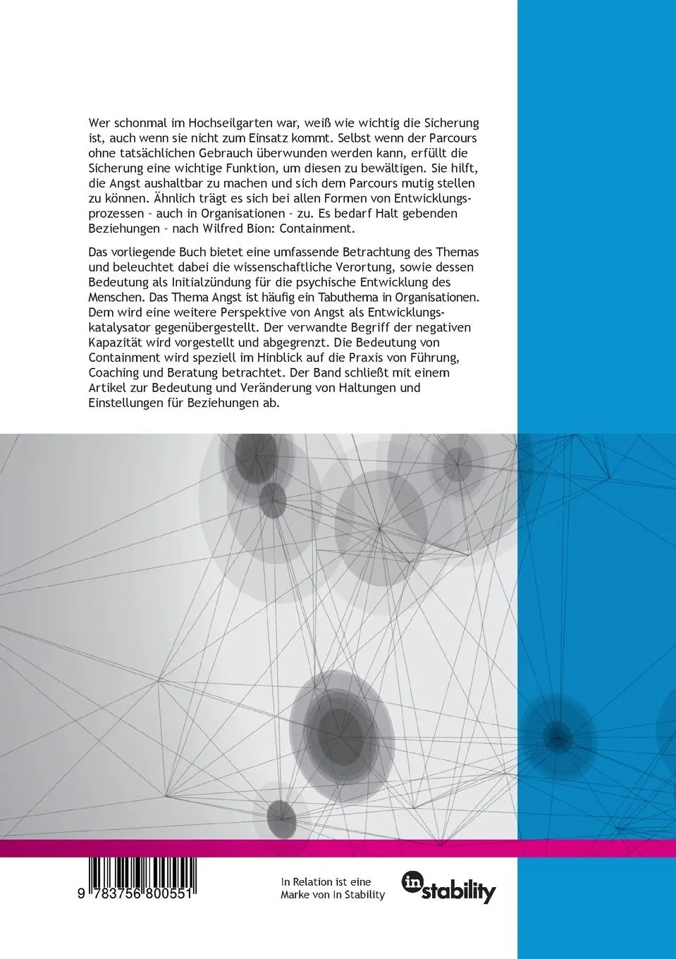 Rückseite: 9783756800551 | Containment in Führung &amp; Organisation, Beratung &amp; Coaching | Buch