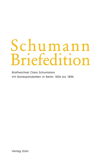 Cover: 9783868460551 | Schumann-Briefedition II.18 | Klaus Martin Kopitz (u. a.) | Buch