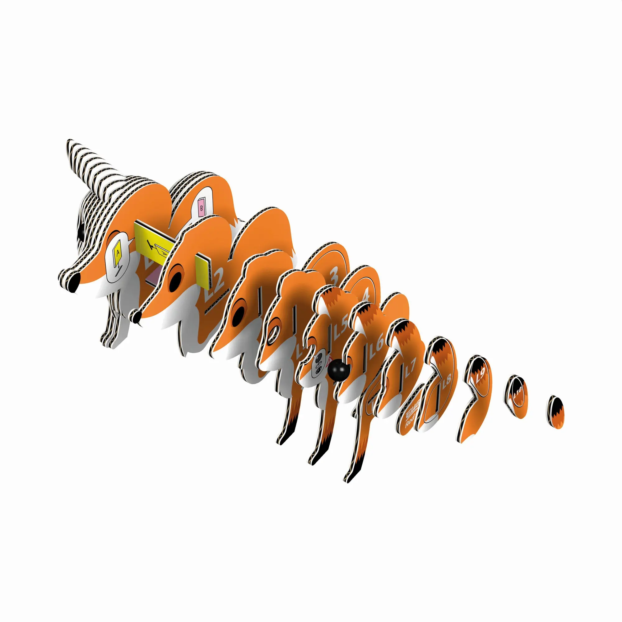 Bild: 9421035150651 | EUGY - 3D Bastelset Fuchs | Eugy | Kit (Bastelset) | 650072 | Deutsch