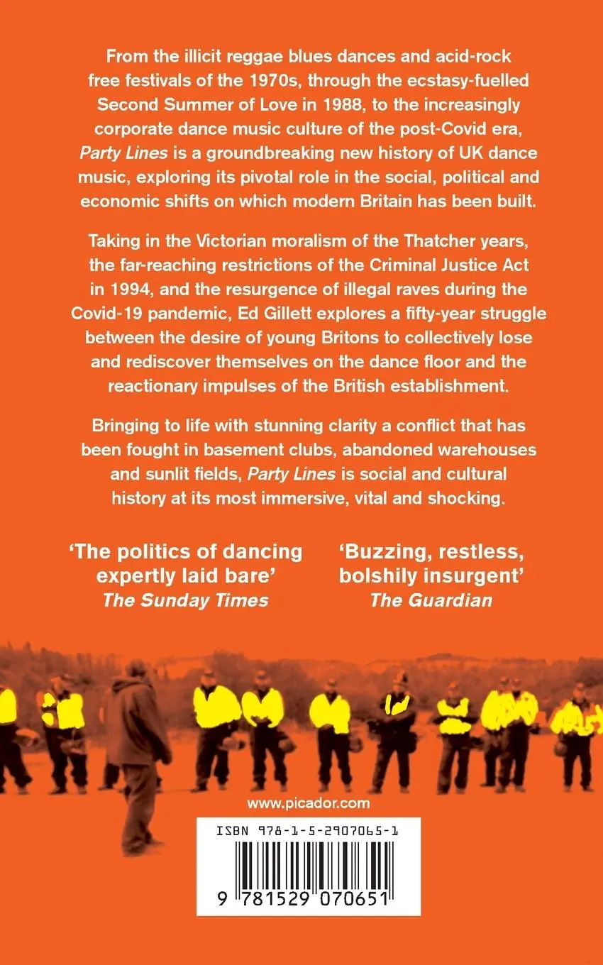 Rückseite: 9781529070651 | Party Lines | Dance Music and the Making of Modern Britain | Gillett