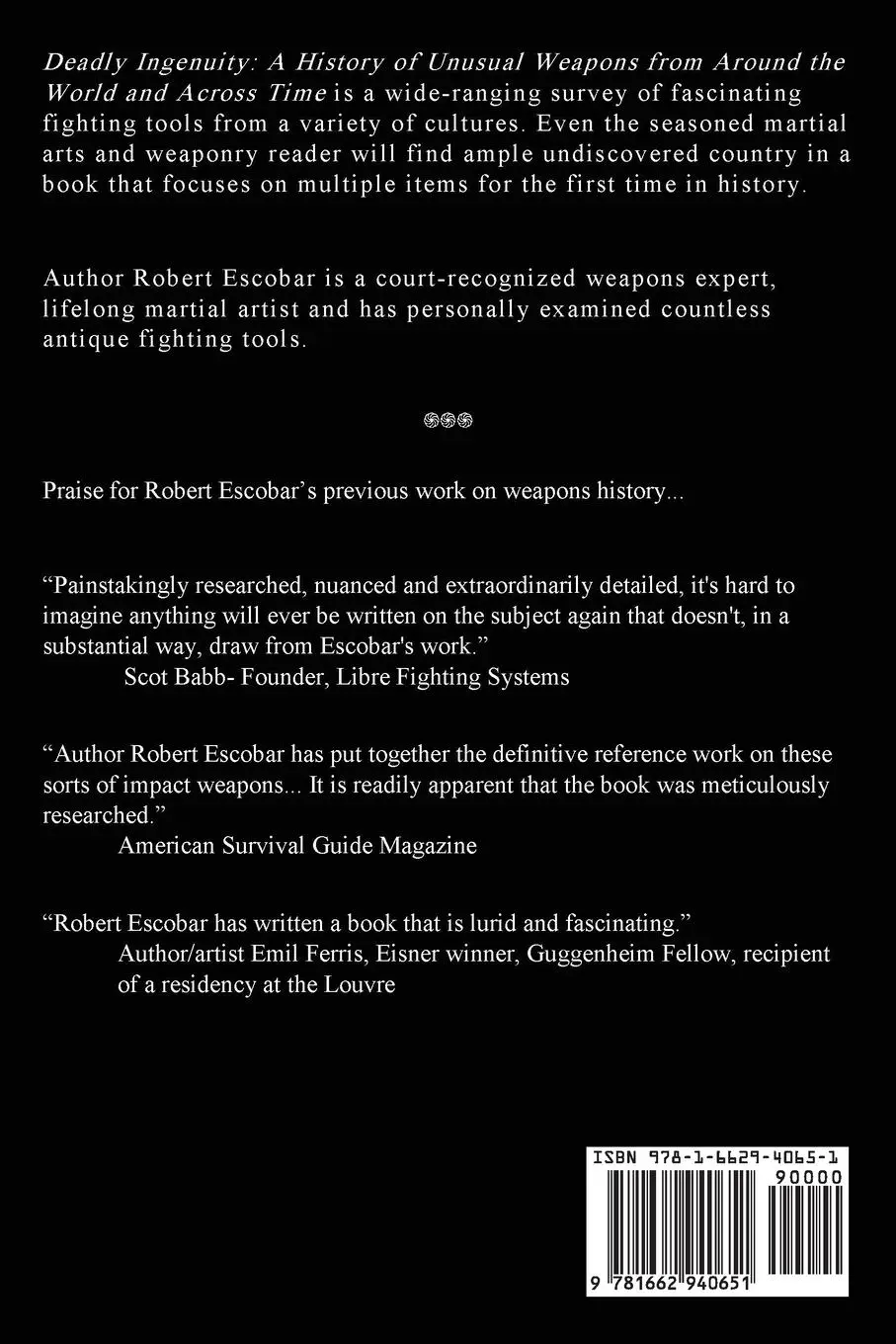 Rückseite: 9781662940651 | Deadly Ingenuity | Robert Escobar | Taschenbuch | Englisch | 2023