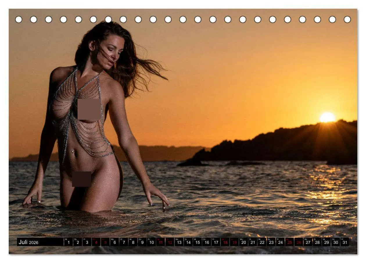 Bild: 9783457670651 | Akt an wilden Meeresküsten (Tischkalender 2026 DIN A5 quer),...